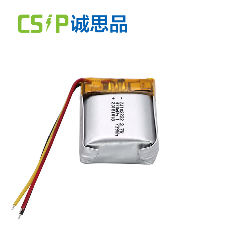 102222 470mAh 3.7 v small lithium ion battery for bluetooth headset