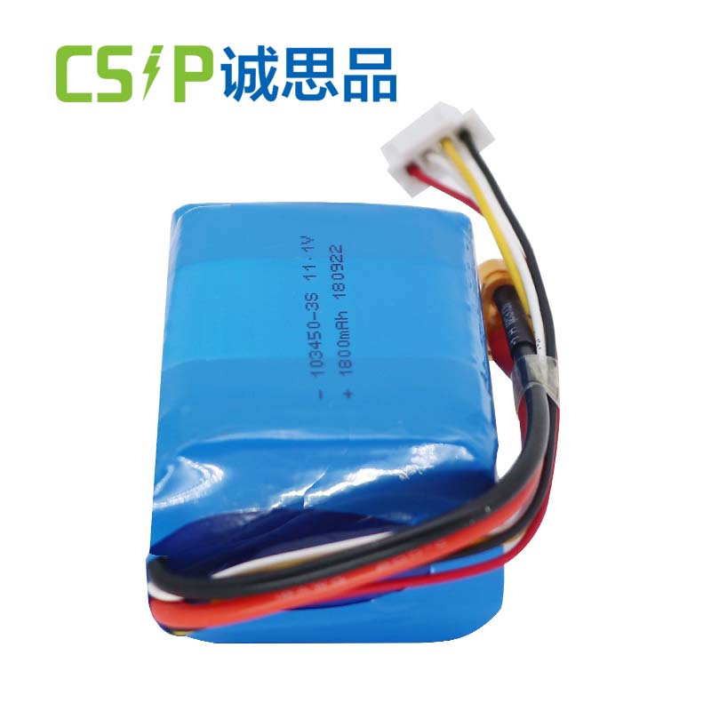 high rate 103450-3S-1800mAh-11.1V lipo battery for drone