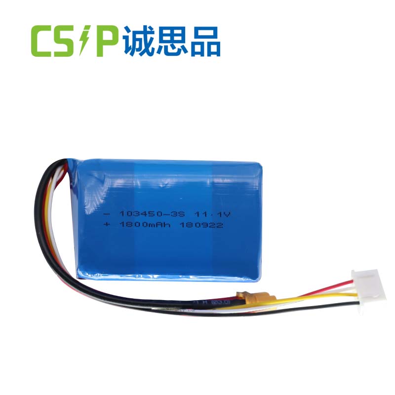 high rate 103450-3S-1800mAh-11.1V lipo battery for drone