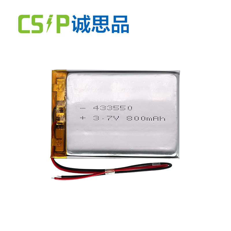 433550 3.7v 800mAh rechargeable cell battery have KC certification