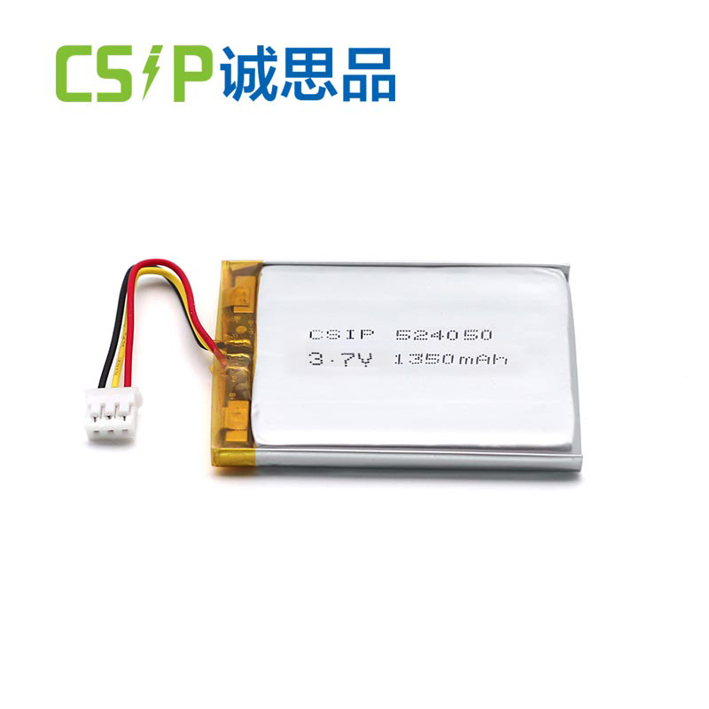 High voltage 524050 3.8V 1350mAh lithium polymer battery