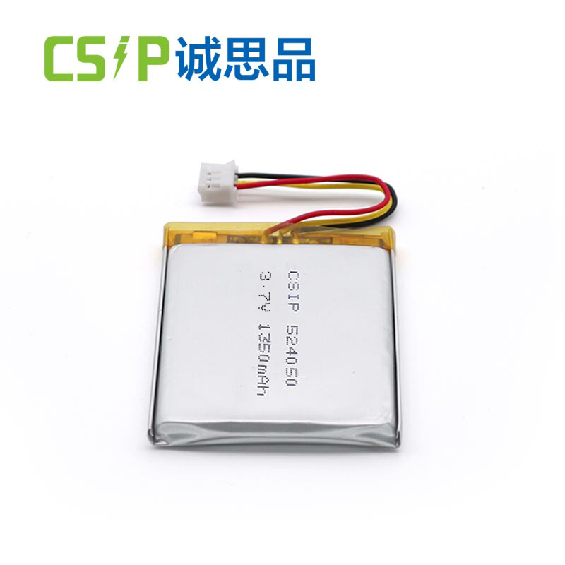 High voltage 524050 3.8V 1350mAh lithium polymer battery