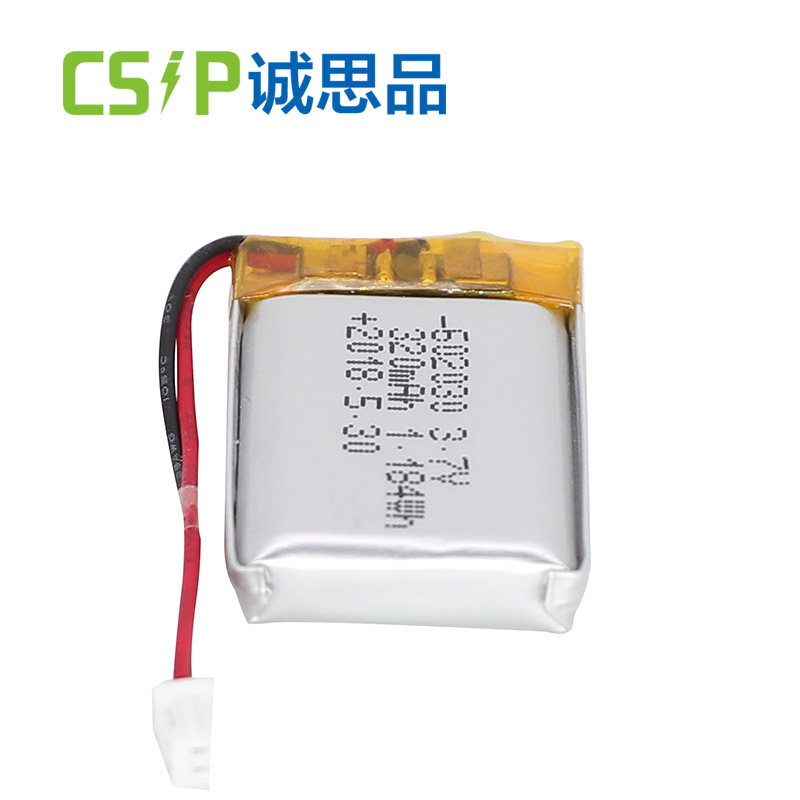 602030 320mAh 3.7V small lithium polymer battery for fingerprint machines