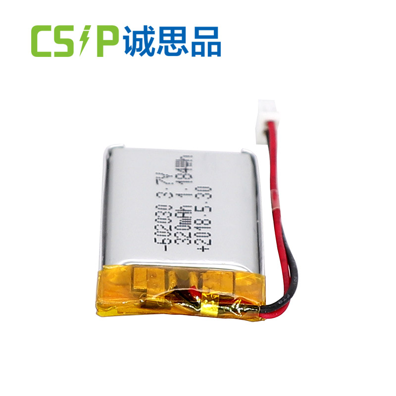 602030 320mAh 3.7V small lithium polymer battery for fingerprint machines