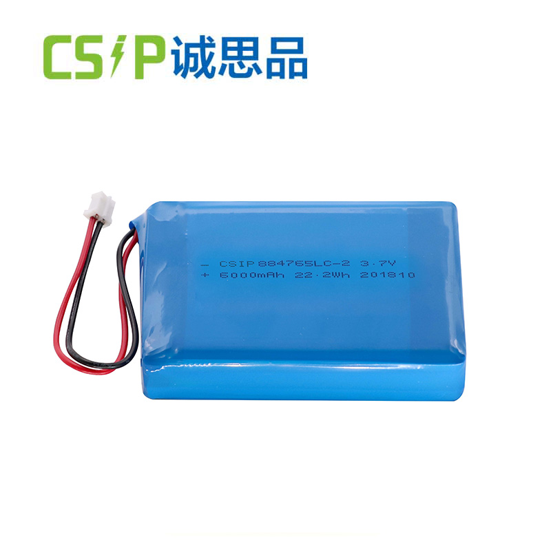 High Power 884765 6000mah lithium polymer battery for massage instrument