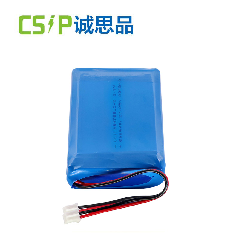 High Power 884765 6000mah lithium polymer battery for massage instrument