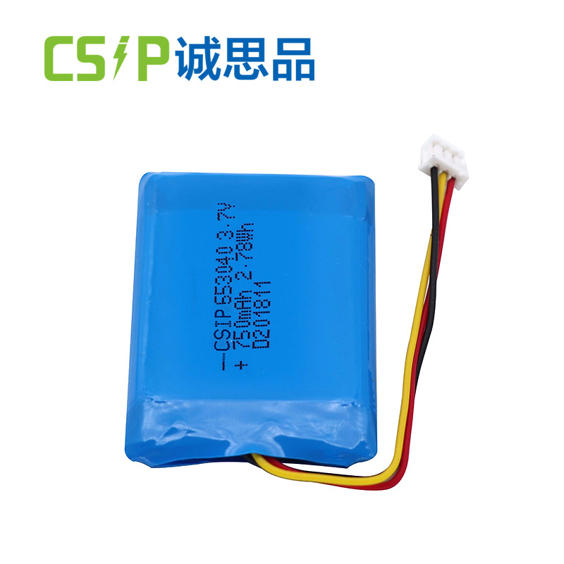 Long service life 653040 3.7V 750mAh lithium battery with PCM