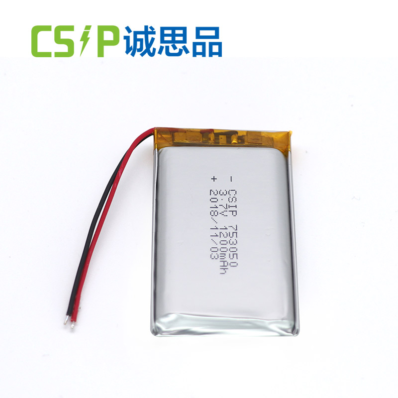 Low temporature 753050 3.7 v 1200mah lithium ion battery used under -40 degree