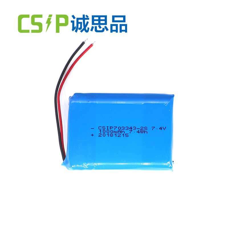 703343-2S-7.4v-1000mAh lithium ion battery pack for MWD in oil industry