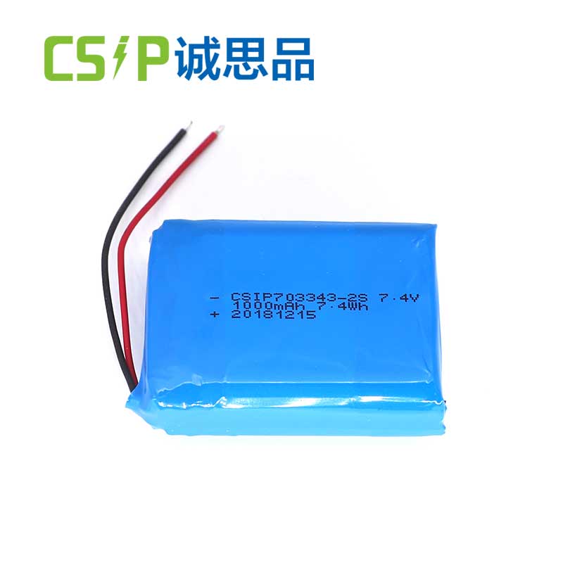 703343-2S-7.4v-1000mAh lithium ion battery pack for MWD in oil industry