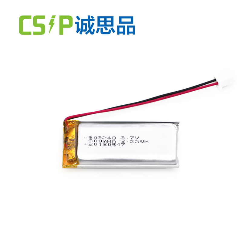 902248 3.7 v 900mah portable lithium battery for fieldwork monitoring with UL1642