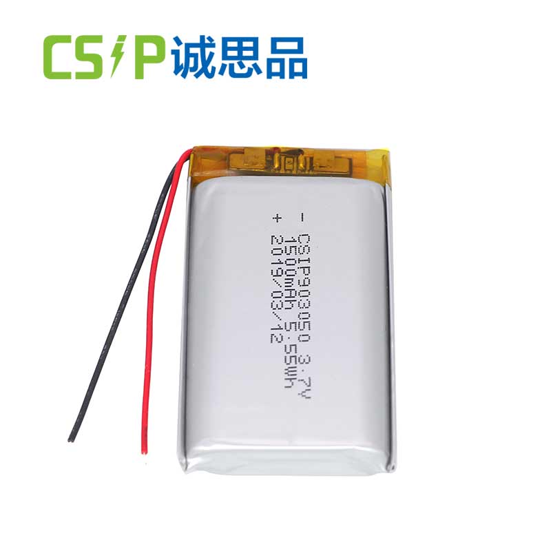 best li ion battery 903050-3.7v-1500mah for solar lamp