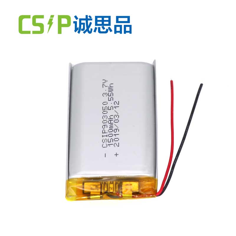 best li ion battery 903050-3.7v-1500mah for solar lamp