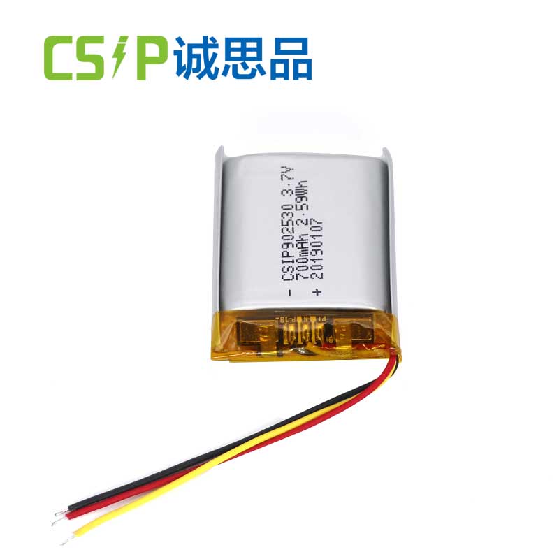 902530-3.7v-700mah lipo battery cell with NTC protection