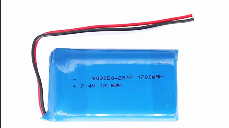 Customizable Pouch Lipo Batteries 903050 1700mah Toys Power Tools Home Appliances 3months-1year for Medical Equipment 7.4V ROHS