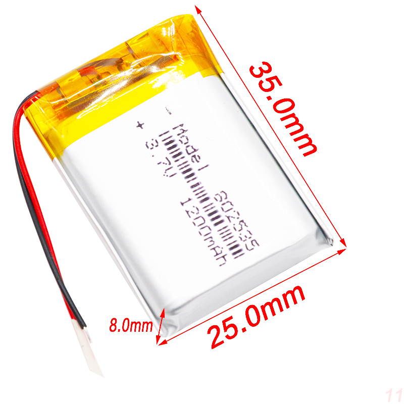 802535 Lithium Polymer Battery Price, Lithium Polymer Battery 800mah 1200mah, Polymer Cell