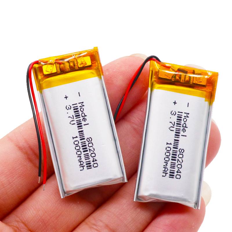 802040 Lithium Polymer Battery 700mah 1000mah, Lithium Polymer Battery 3.7v, Lithium Polymer Cell