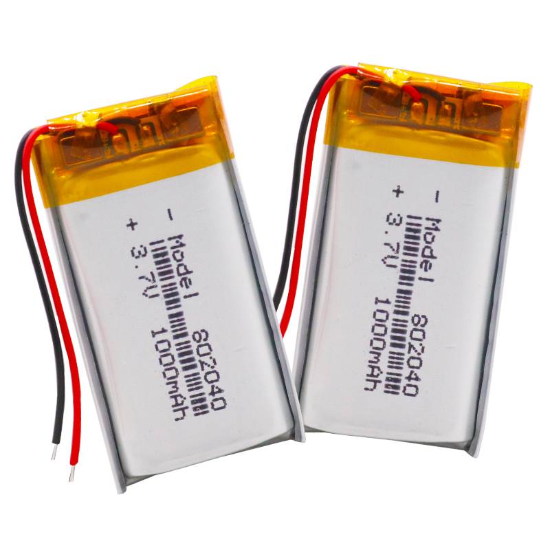 802040 Lithium Polymer Battery 700mah 1000mah, Lithium Polymer Battery 3.7v, Lithium Polymer Cell