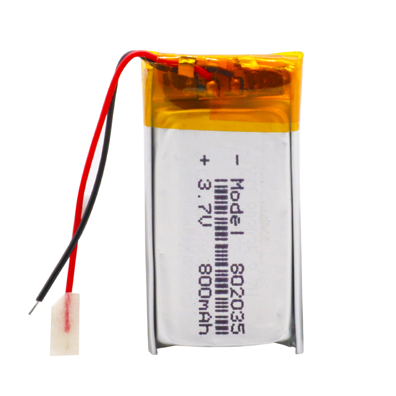 802035 Lithium Ion Polymer Rechargeable Battery, Lipo 3.7 V 500mah 800mah