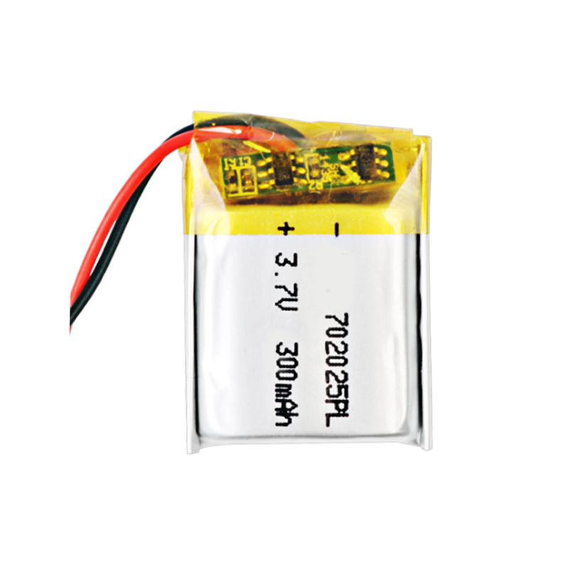 702025 Lithium Polymer Battery 3.7 V 300mah 500mah, Lithium Ion Polymer Battery Pack, Lithium Ion Polymer Battery