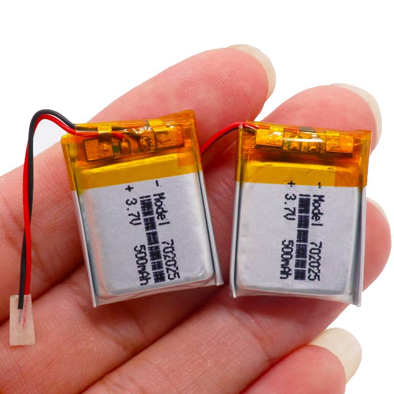 702025 Lithium Polymer Battery 3.7 V 300mah 500mah, Lithium Ion Polymer Battery Pack, Lithium Ion Polymer Battery