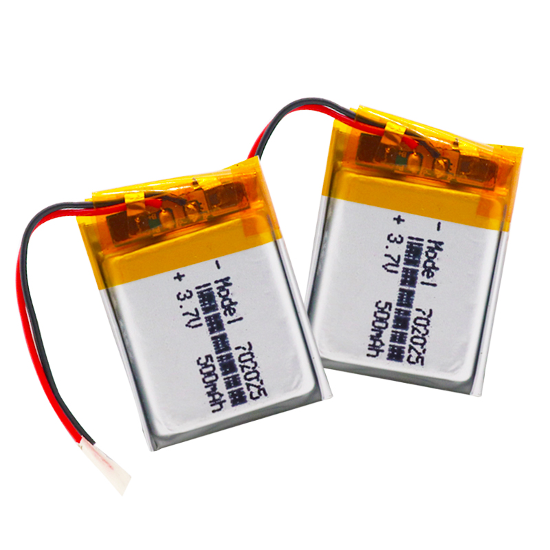 702025 Lithium Polymer Battery 3.7 V 300mah 500mah, Lithium Ion Polymer Battery Pack, Lithium Ion Polymer Battery