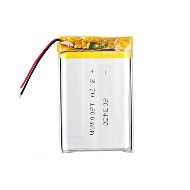 603450 1200mah 1500mah Li Ion And Li Polymer, Lipo Lithium, 3.7 Lithium Polymer Battery