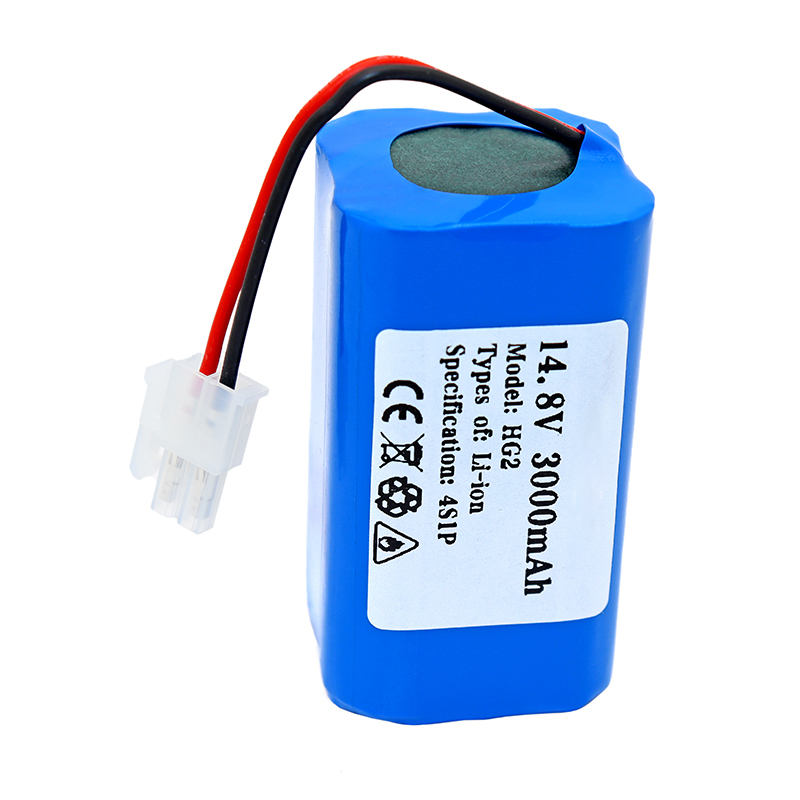 14.8v 3000ah Hg2 18650 Lithium Battery Pack 4s1p 3000mah Robotic Sweeper Vacuum Cleaner Rechargeable Li-ion Batteries Pack