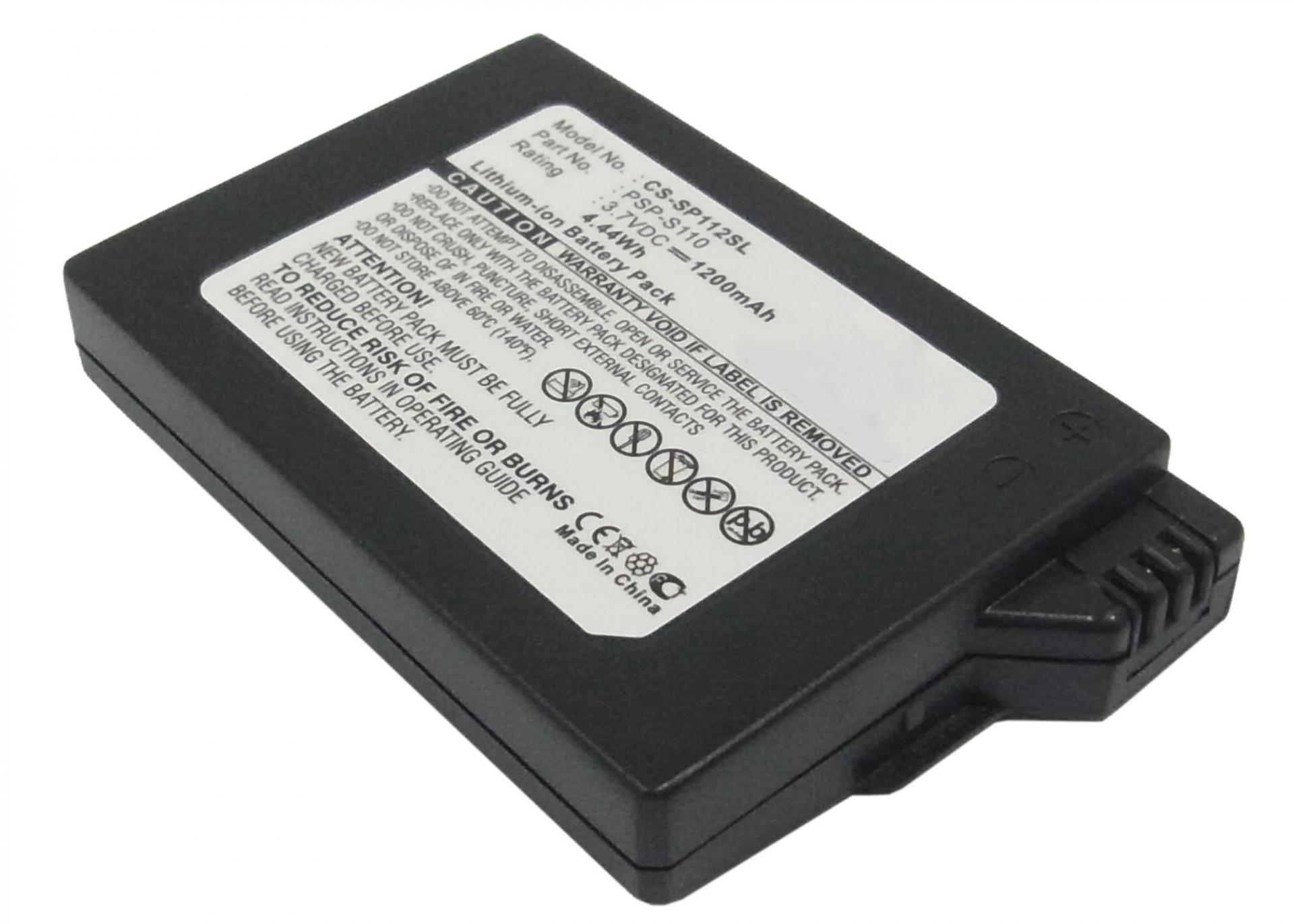 3.7V 1200mAh Battery PSP-S110 for PSP 2th,PSP-2000,PSP-3000,PSP-3004,Silm,PSP-3001,PSP-3008 Lithium Ion Battery Pack