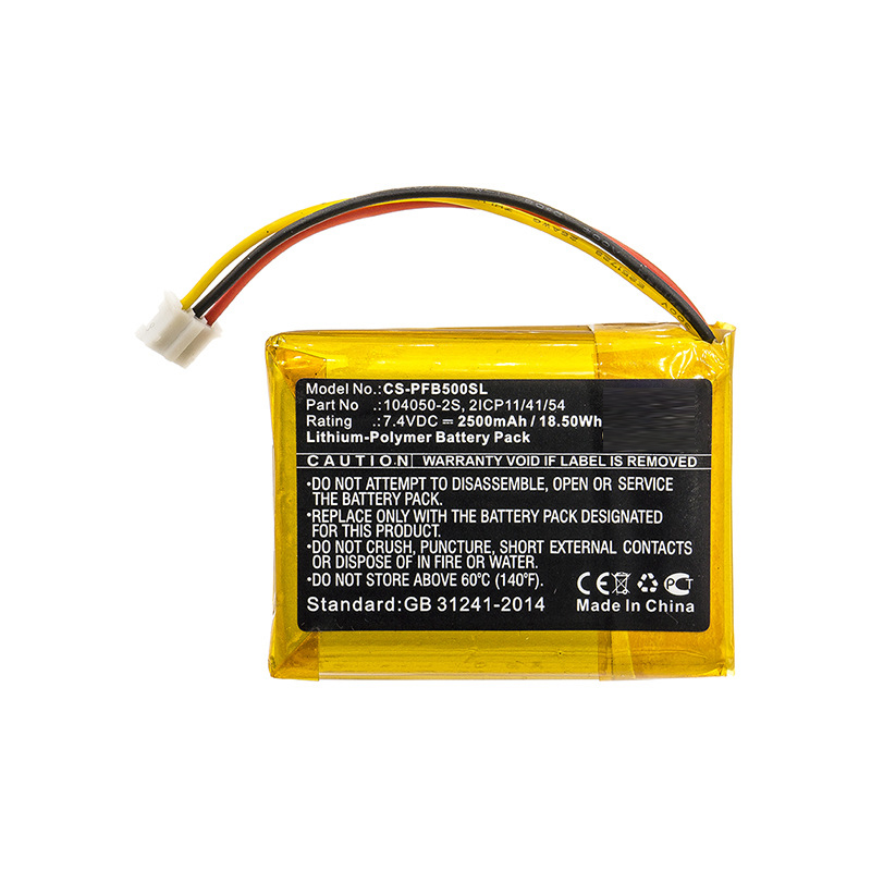 7.4V 2500mAh Li-ion Lipo Battery Lithium Ion Batteries Energy Storage Battery Packs for B512 Fidelio B5 104050-2S