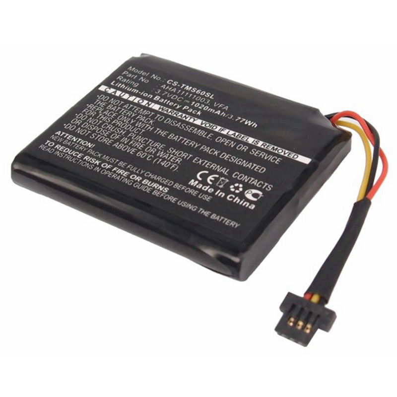 Rechargeable GPS Navigator Battery 3.7V 1020mAh AHA11111003 VFA 4EN6.001.02,4EN62,4EN62.4EN6.001.02,Start 60,60 EU,60 M,VIA 1605