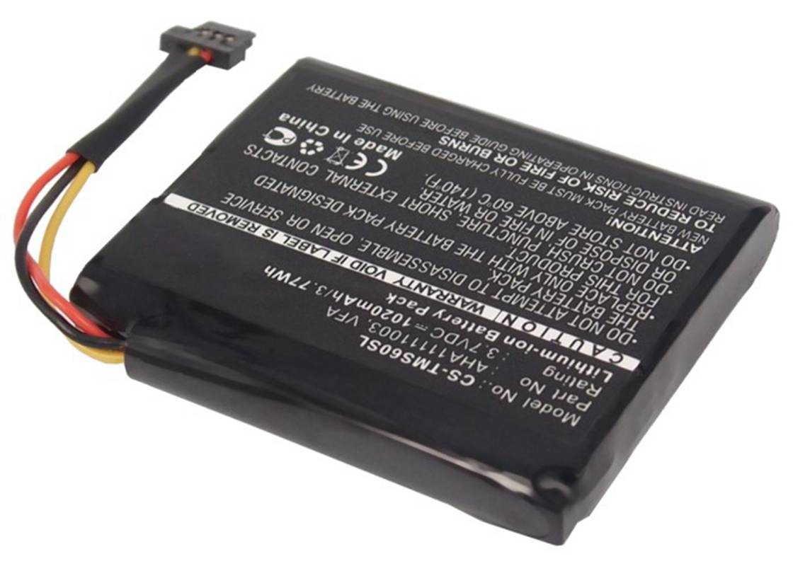 Rechargeable GPS Navigator Battery 3.7V 1020mAh AHA11111003 VFA 4EN6.001.02,4EN62,4EN62.4EN6.001.02,Start 60,60 EU,60 M,VIA 1605