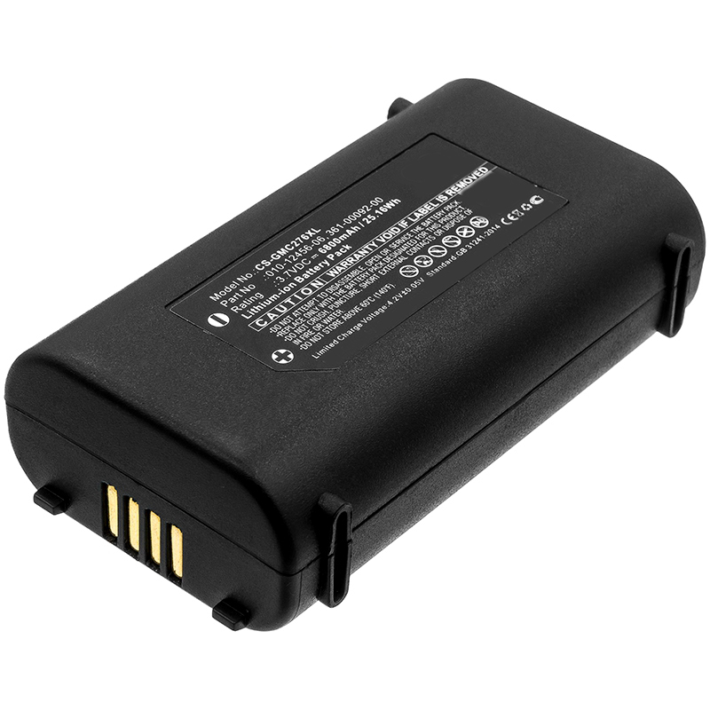 GPS Navigator Battery 3.7V 5200mAh 6800mAh 010-12456-06,361-00092-00 GPSMAP 276Cx Rechargeable Lithium Ion Batteries Packs