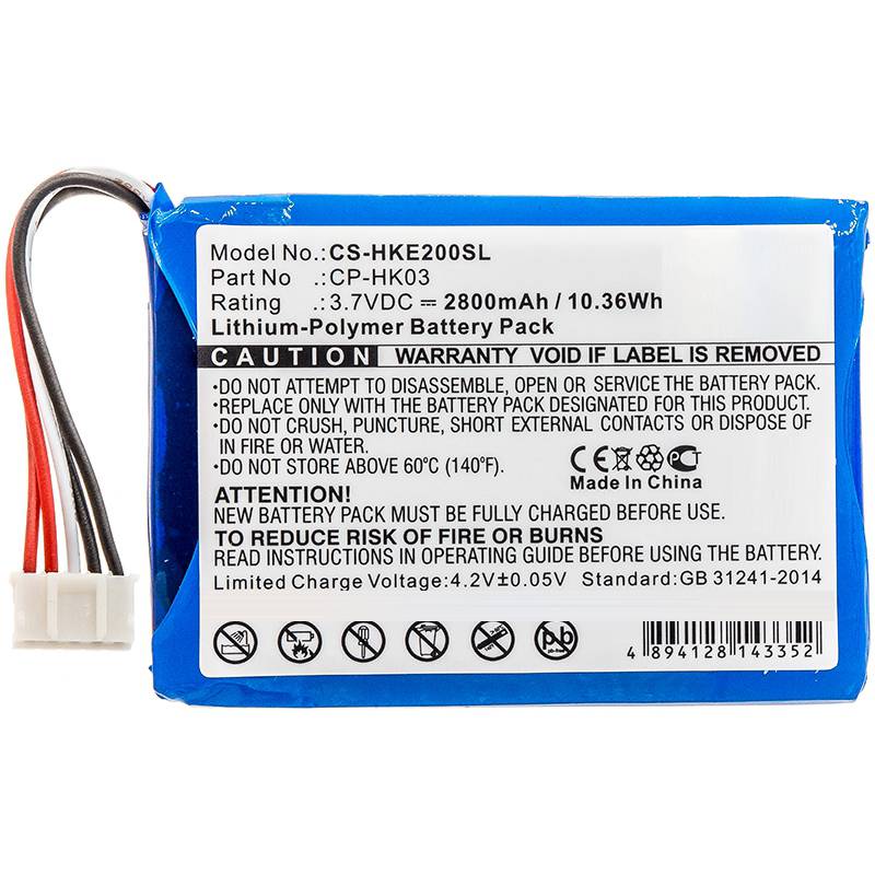 Speaker Battery 3.7V 2800mAh 3500mAh CP-HK03 GSP805070 for HarmanKardon Esquire 2